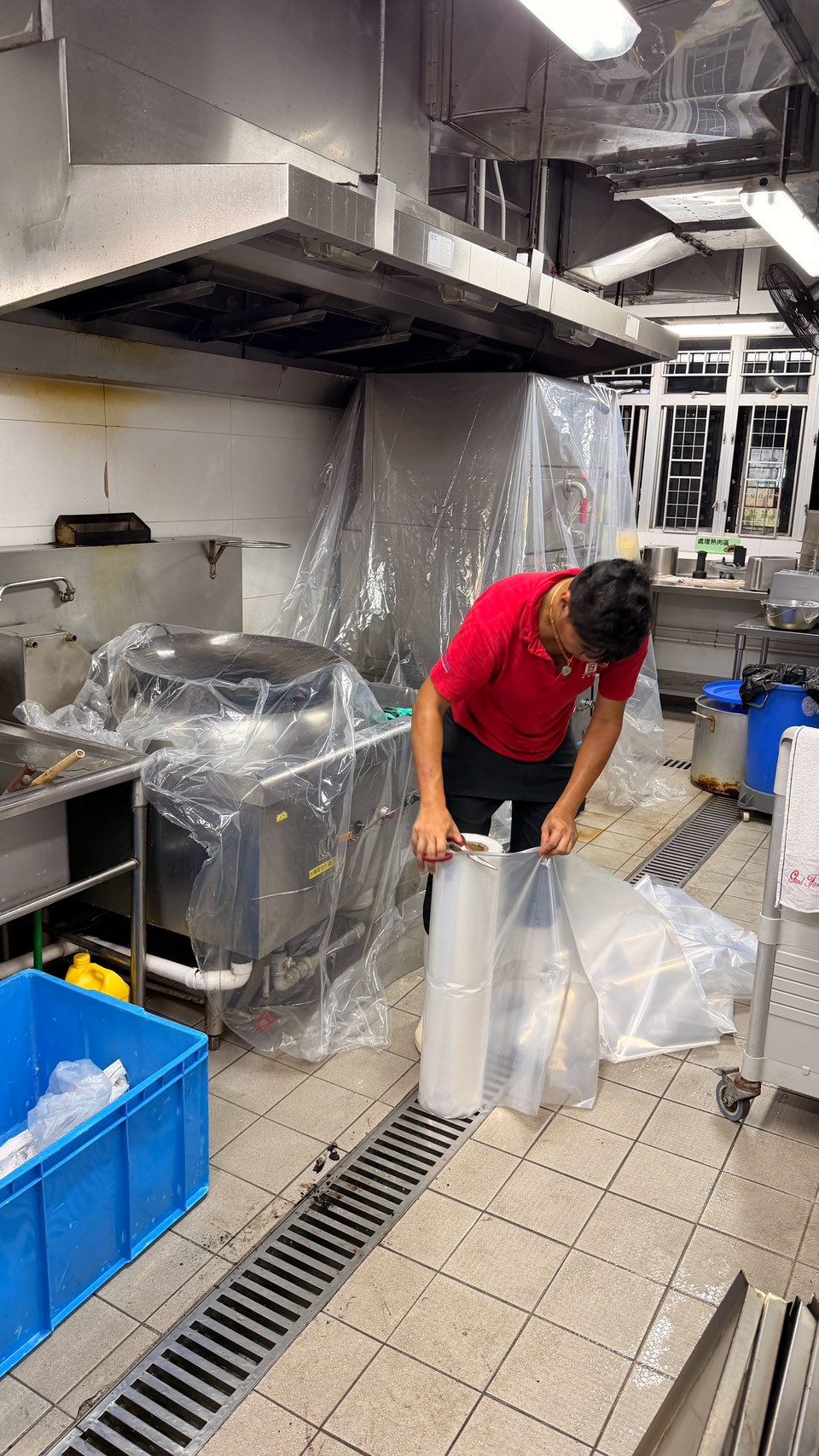 清潔前環境防護